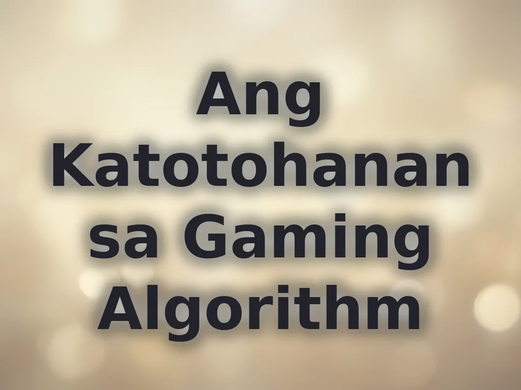 Gaming Algorithm